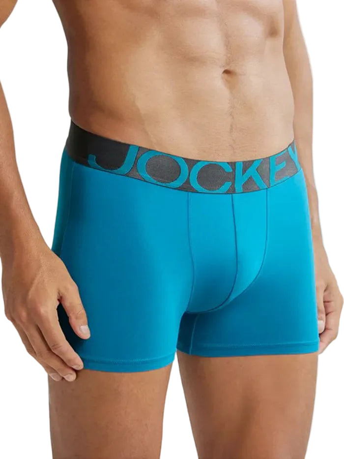 Men's Tactel Microfiber Elastane Stretch Ocean Depth Trunk