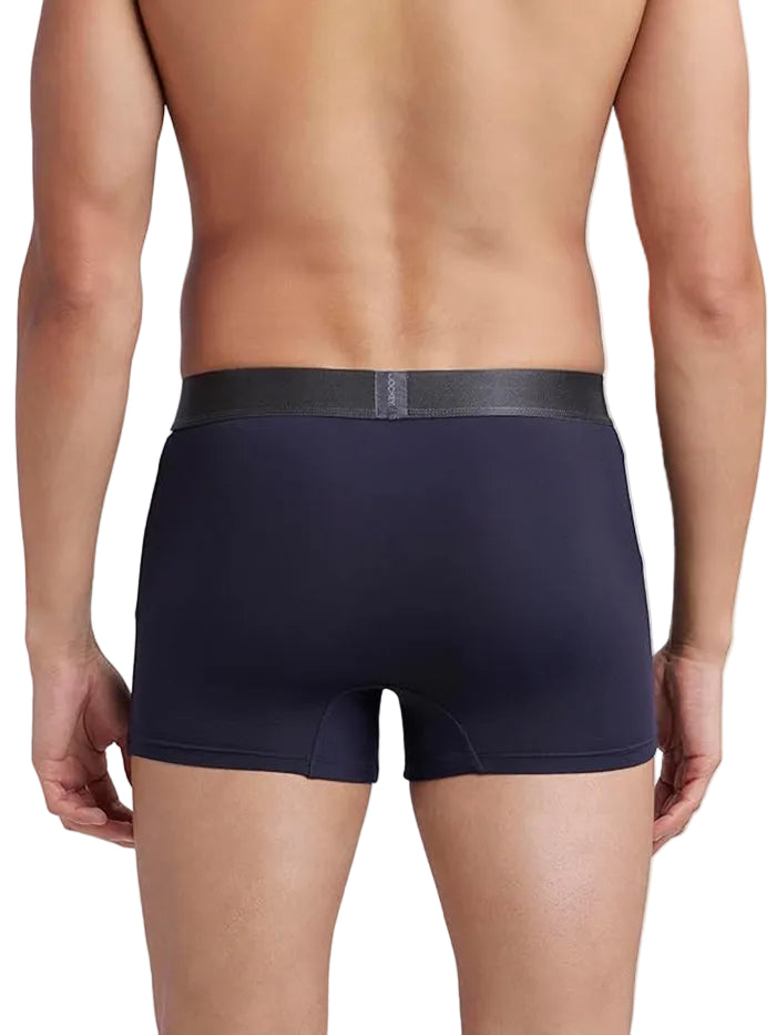 Men's Tactel Microfiber Elastane Stretch Solid True Navy Trunk