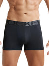 Men&#39;s Tactel Microfiber Elastane Stretch Solid Black Trunk