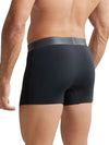 Men&#39;s Tactel Microfiber Elastane Stretch Solid Black Trunk