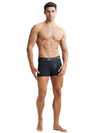 Men&#39;s Tactel Microfiber Elastane Stretch Solid Black Trunk