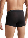 Men&#39;s Supima Cotton Elastane Stretch Solid Black Trunk with Ultrasoft Waistband