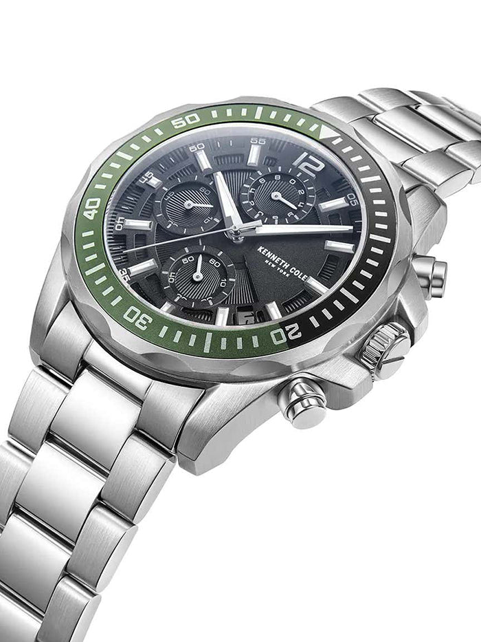 Kenneth Cole Mens Fashion Stainless Steel Quartz Watch