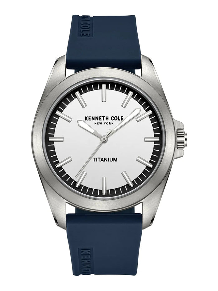 Kenneth Cole Quartz Silicone Watch