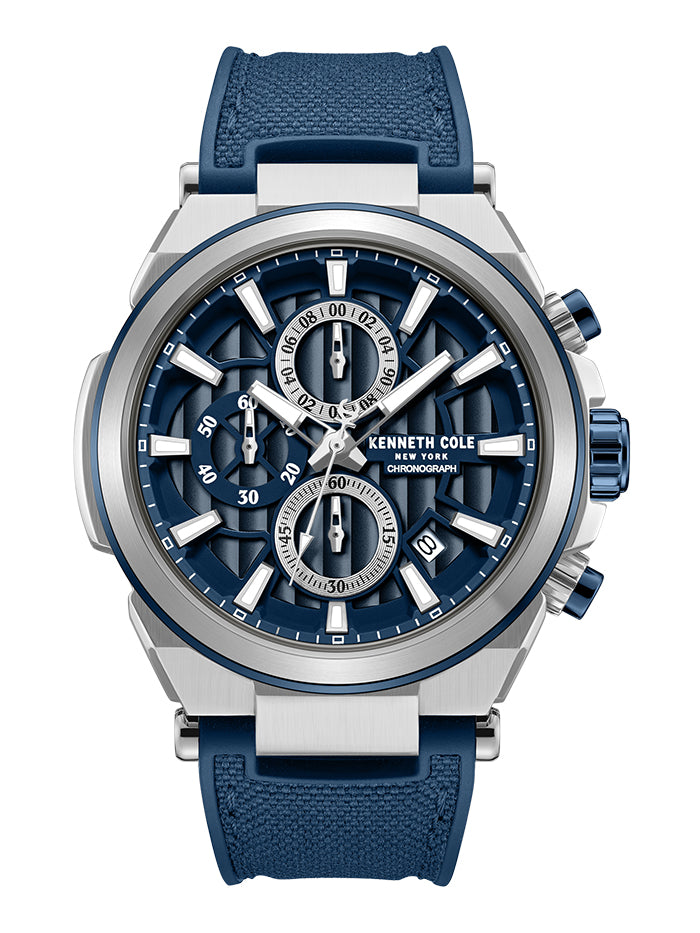 Kenneth Cole Men's Silicone Watch