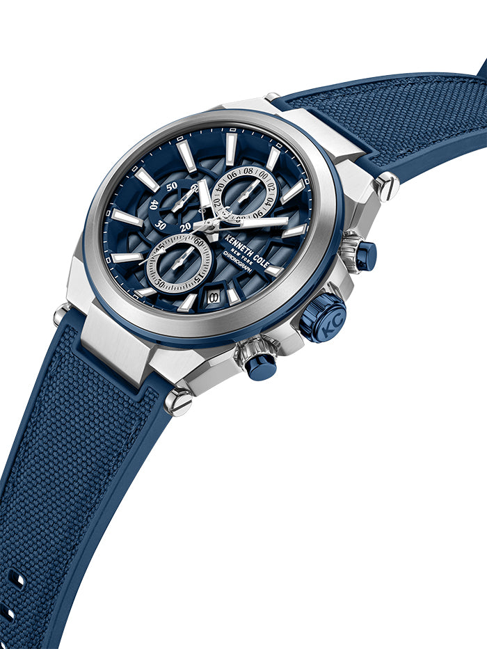 Kenneth Cole Men's Silicone Watch