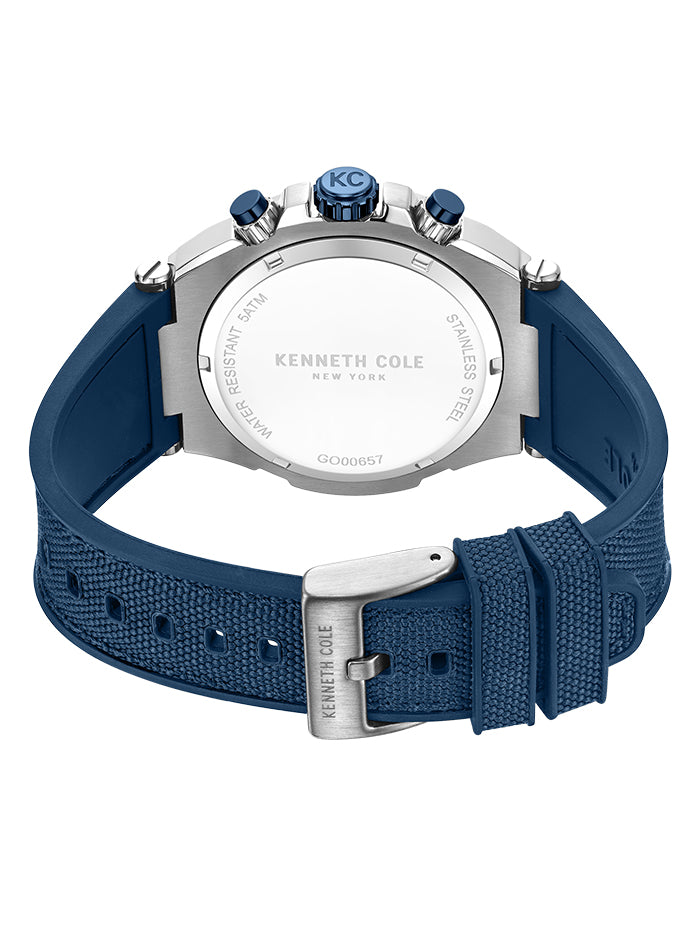 Kenneth Cole Men's Silicone Watch