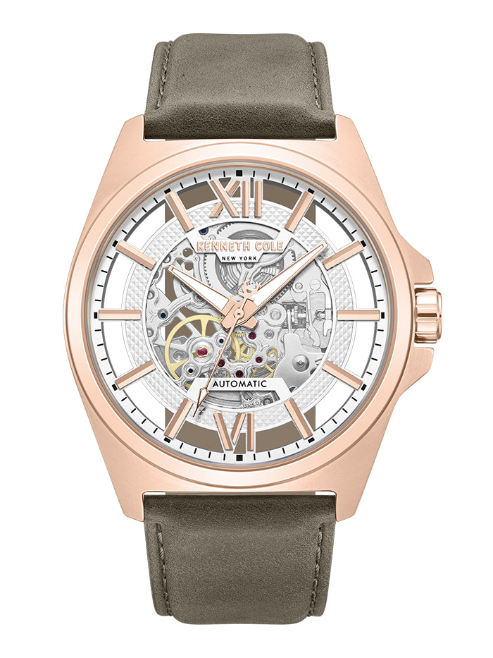 Kenneth Cole Automatic Skeleton Watch