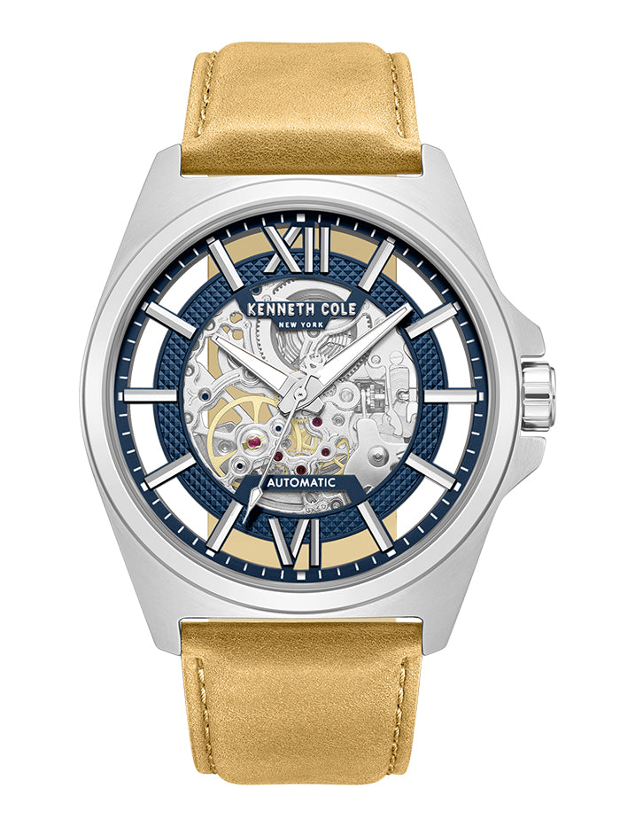 Kenneth Cole Automatic Skeleton Dial Men's Watch