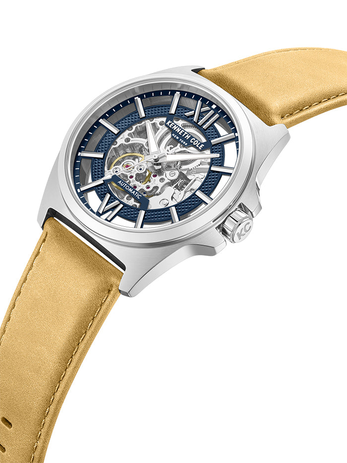 Kenneth Cole Automatic Skeleton Dial Men's Watch
