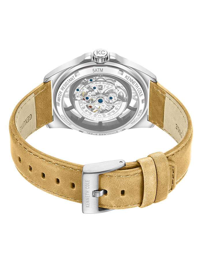 Kenneth Cole Automatic Skeleton Dial Men's Watch