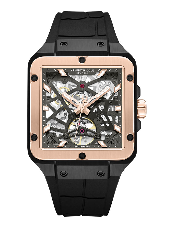 Kenneth Cole Automatic Silicone Watch
