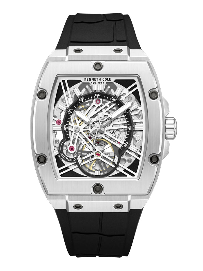 Kenneth Cole Men's Automatic Silicone Watch