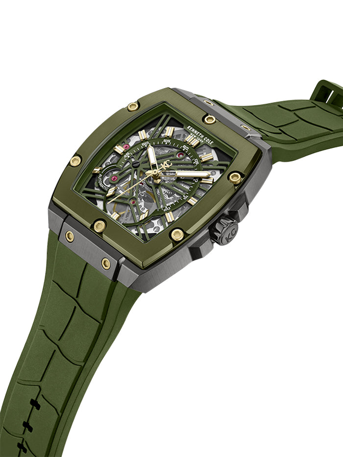 Kenneth Cole Men's Automatic Silicone Watch