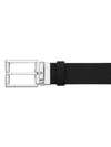 Montblanc - Black 35 mm leather belt