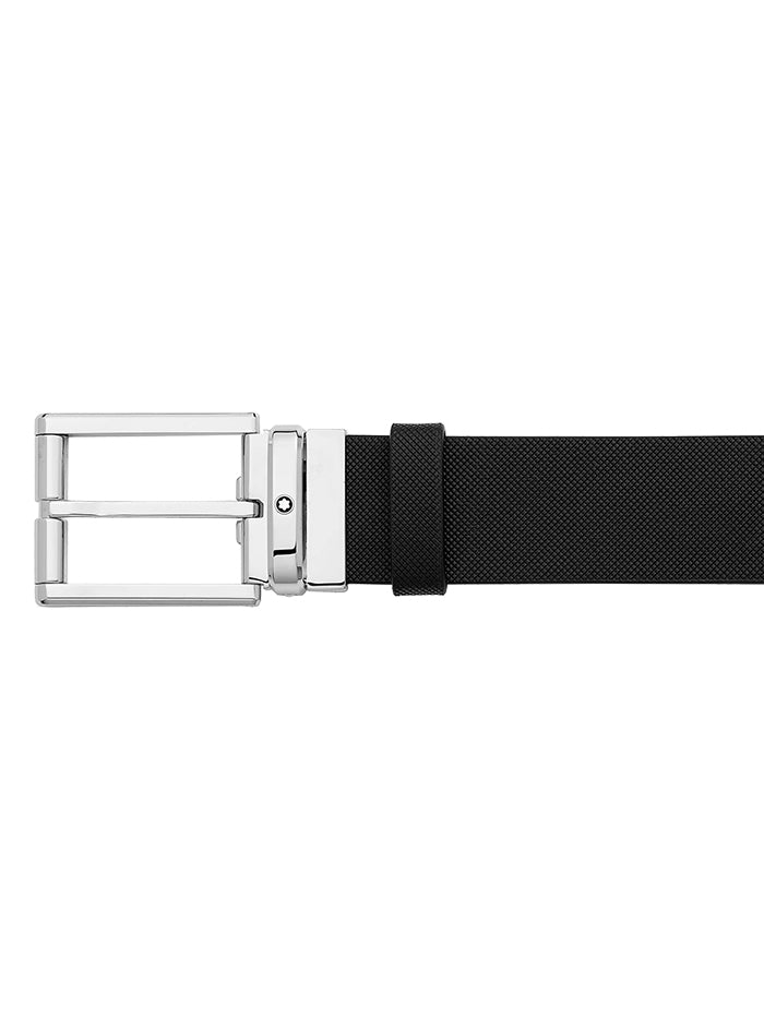 Montblanc - Black 35 mm leather belt