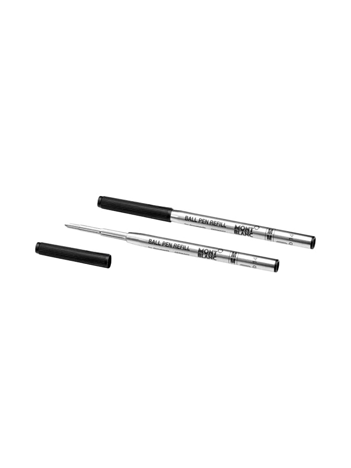 2 BALLPOINT PEN REFILL MEDIUM MYSTERY BLACK