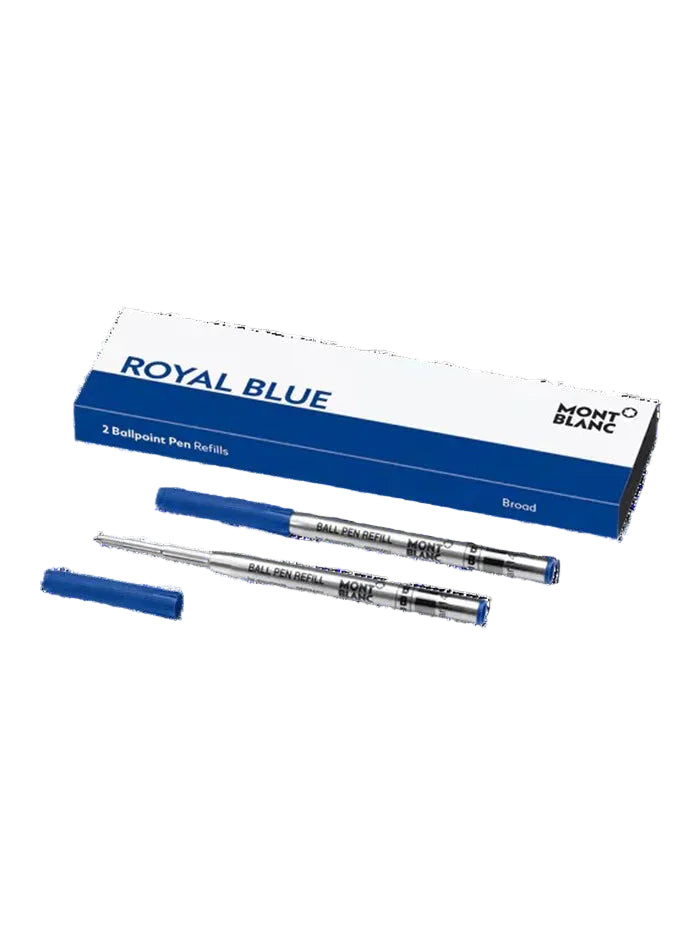 2 BALLPOINT PEN REFILL ROYAL BLUE
