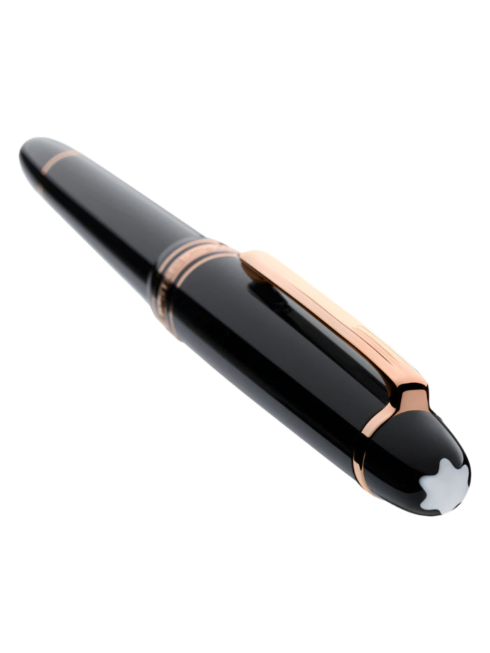 Set with Meisterstück rose gold-coated Classique rollerball and business card holder with gusset