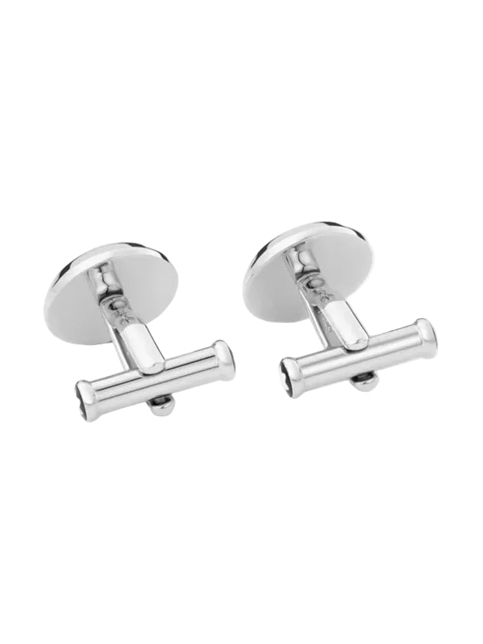 Meisterstück Cufflinks with Patterned Lacquer Inlay