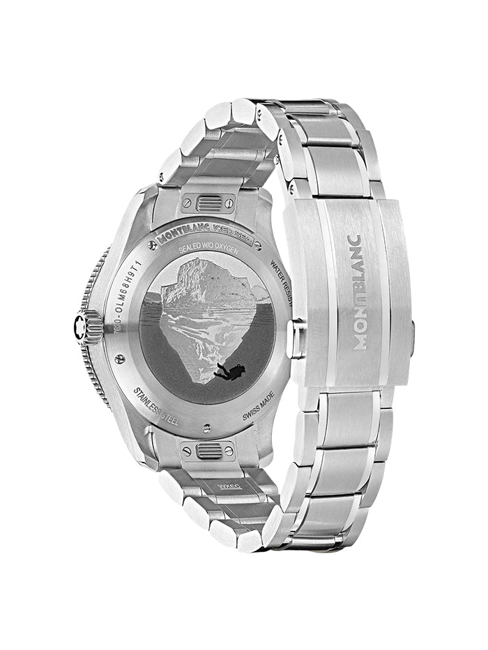 MONTBLANC ICED SEA AUTOMATIC DATE 0 OXYGEN