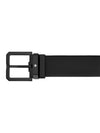 Montblanc -Black 35 mm leather belt