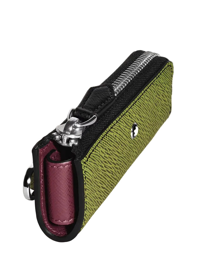 1-PEN POUCH HERITAGE ROUGE ET NOIR BABY IN SARTORIAL LEATHER