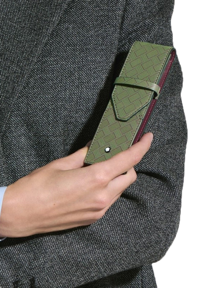 EXTREME 3.0 2 PEN POUCH - LEATHER - MULTILIME / CASSIS