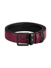 CASSIS/BLACK 35 MM REVERSIBLE LEATHER BELT