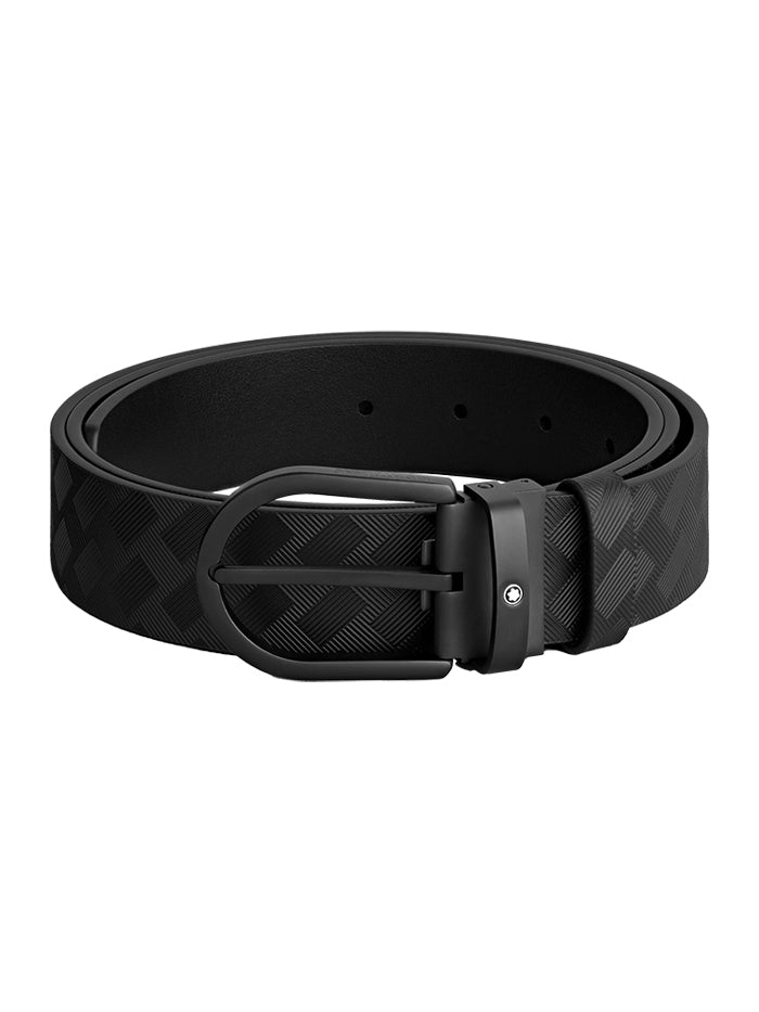 Montblanc - Black Leather 35 mm Belt