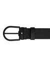 Montblanc - Black Leather 35 mm Belt