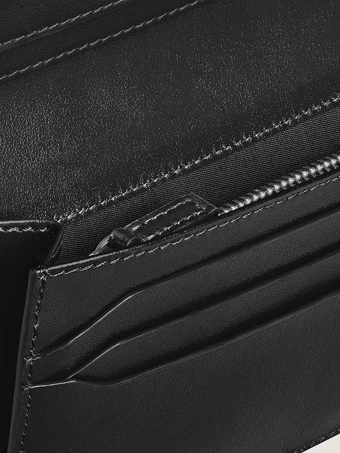 MONTBLANC SARTORIAL WALLET 14CC WITH ZIPPED POCKET