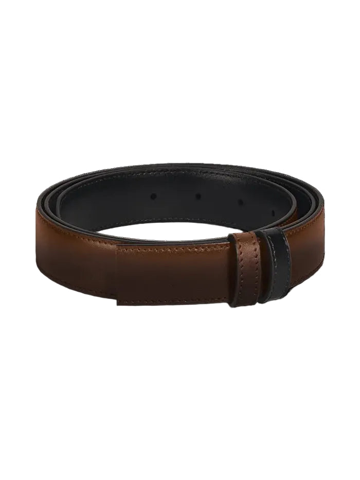 MONTBLANC MEISTERSTÜCK BROWN/BLACK 30MM REVERSIBLE LEATHER STRAP