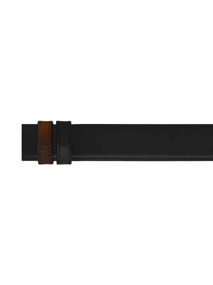 MONTBLANC MEISTERSTÜCK BROWN/BLACK 30MM REVERSIBLE LEATHER STRAP