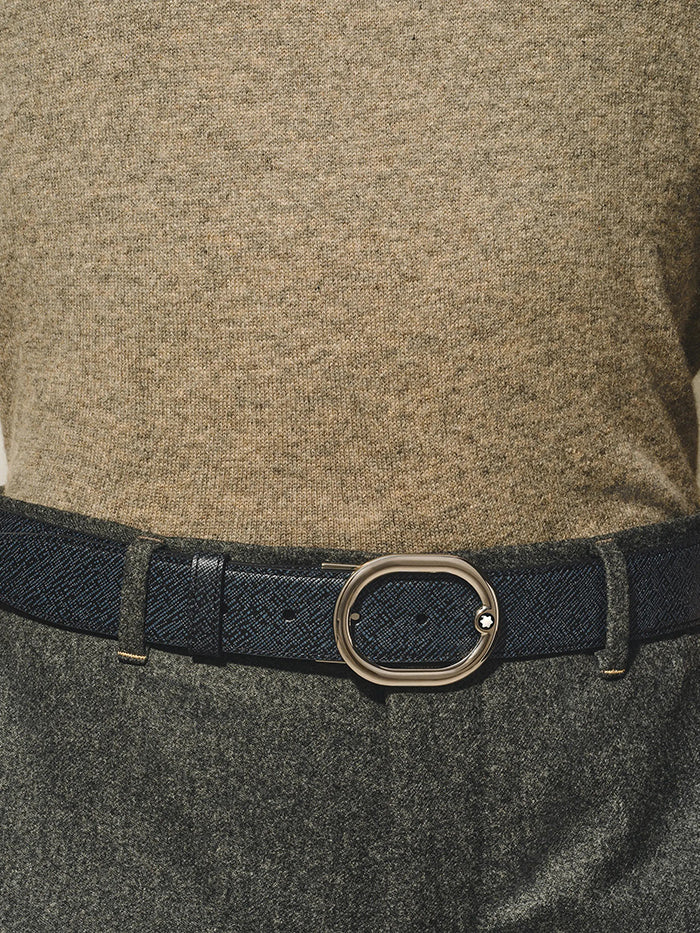 HORSESHOE 30 MM REVERSIBLE BELT IN SARTORIAL LEATHER