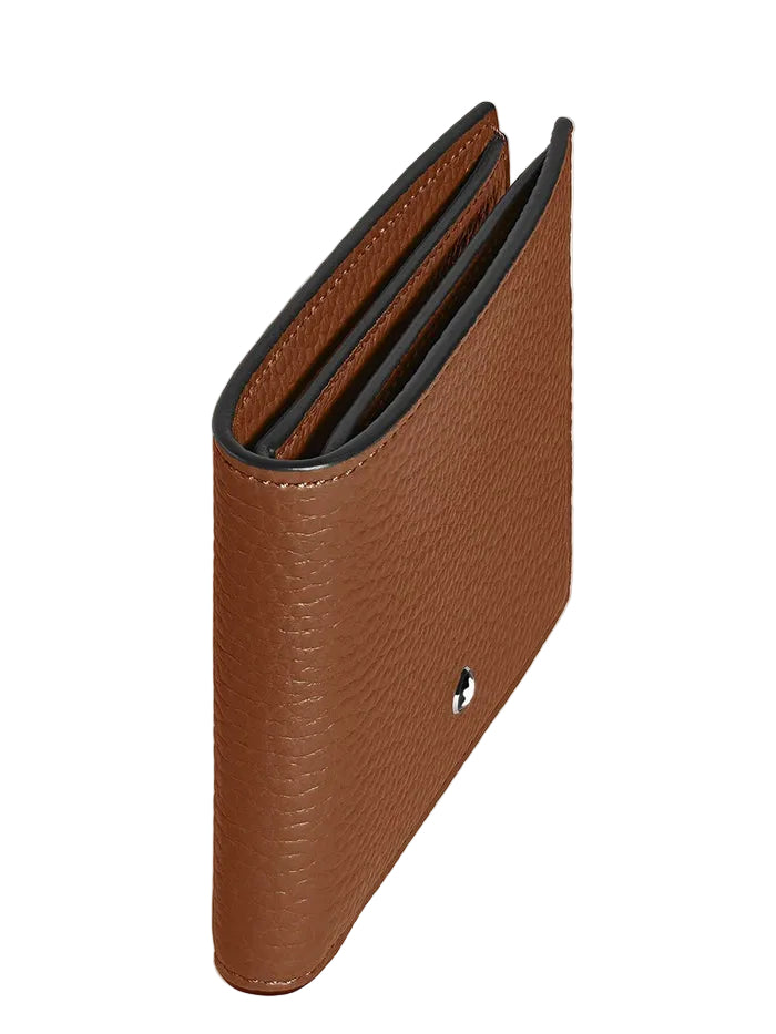 MONTBLANC GRAIN LEATHER WALLET 8CC