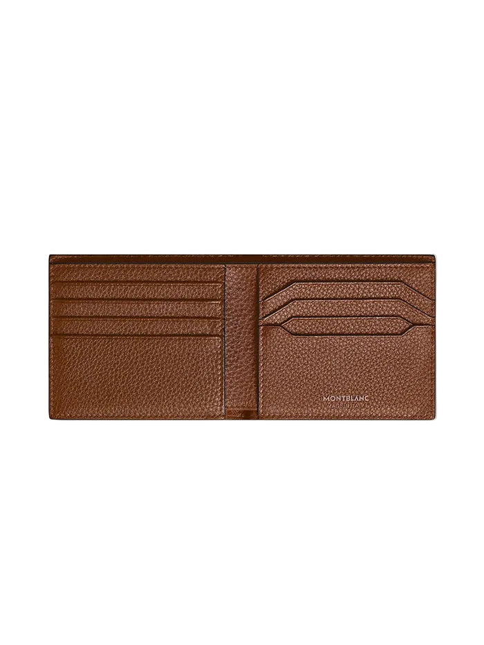 MONTBLANC GRAIN LEATHER WALLET 8CC