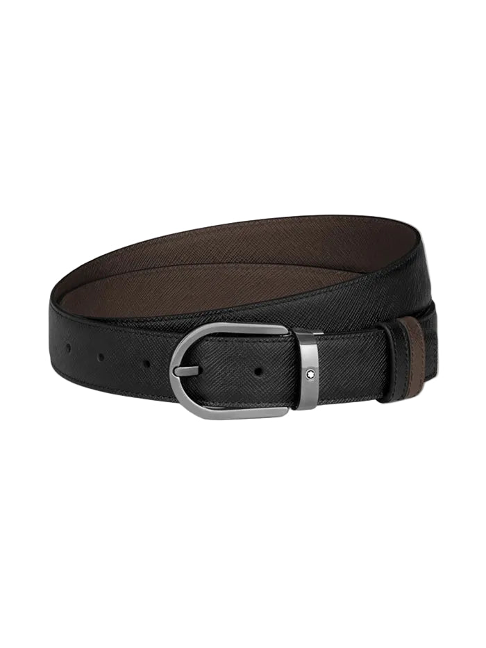 HORSESHOE 30 MM REVERSIBLE BELT IN SARTORIAL LEATHER
