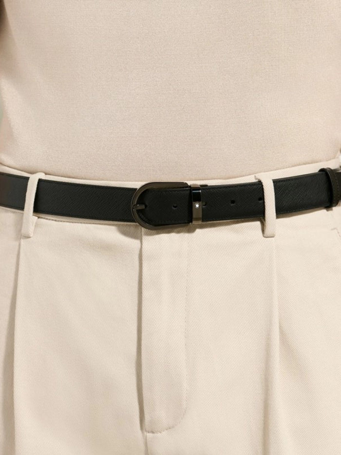 HORSESHOE 30 MM REVERSIBLE BELT IN SARTORIAL LEATHER