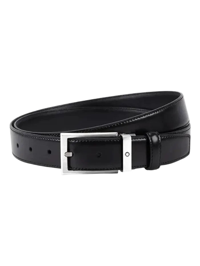 MONTBLANC MEISTERSTÜCK BLACK 30 MM LEATHER BELT