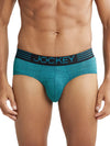 Men&#39;s Microfiber Mesh Elastane Stretch Performance Brief with StayDry Technology - Ocean Depth