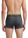 Men&#39;s Microfiber Mesh Elastane Stretch Performance Trunk with StayDry Technology - Black