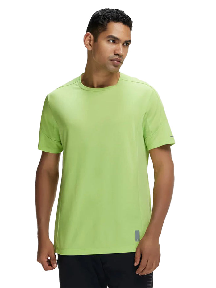 Men's Half Sleeve Green Glow T-Shirt