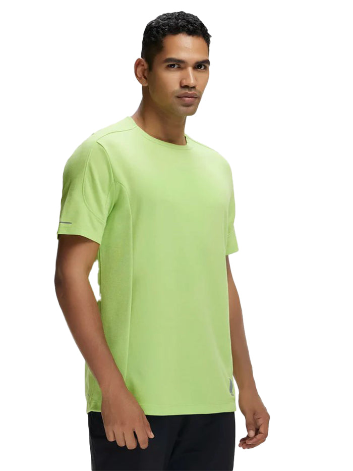 Men's Half Sleeve Green Glow T-Shirt