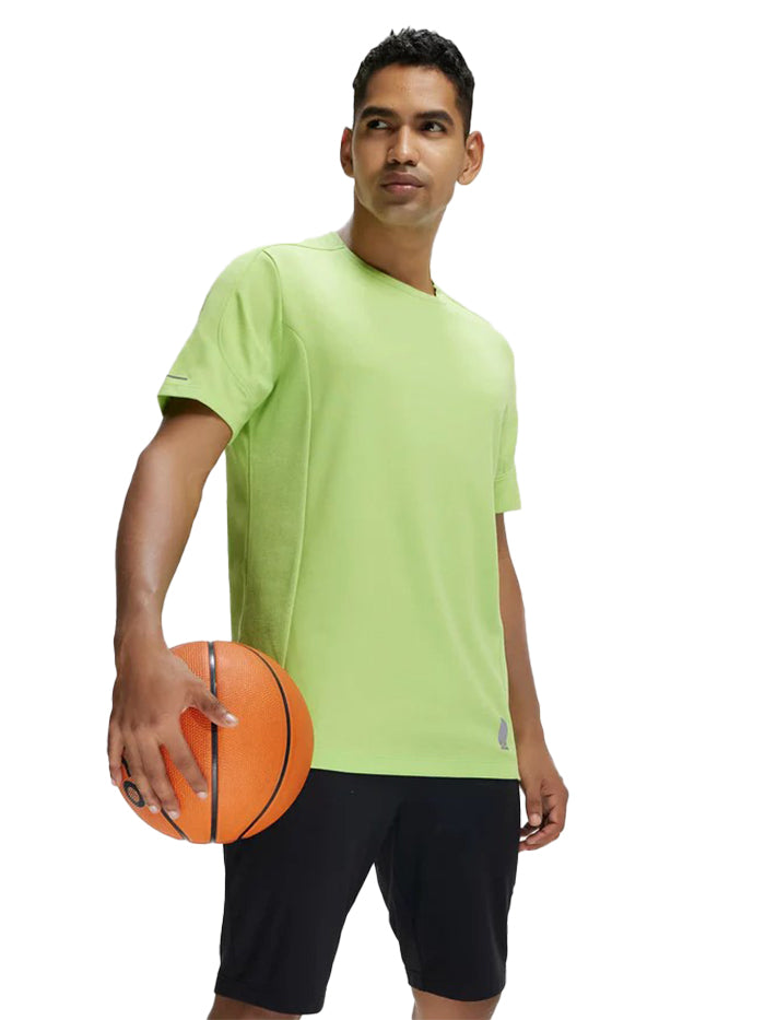Men&#39;s Half Sleeve Green Glow T-Shirt