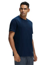 Men&#39;s Half Sleeve Navy T-Shirt