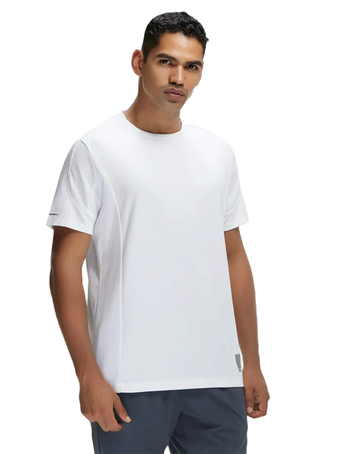 Men's Half Sleeve White T-Shirt