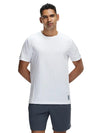 Men&#39;s Half Sleeve White T-Shirt