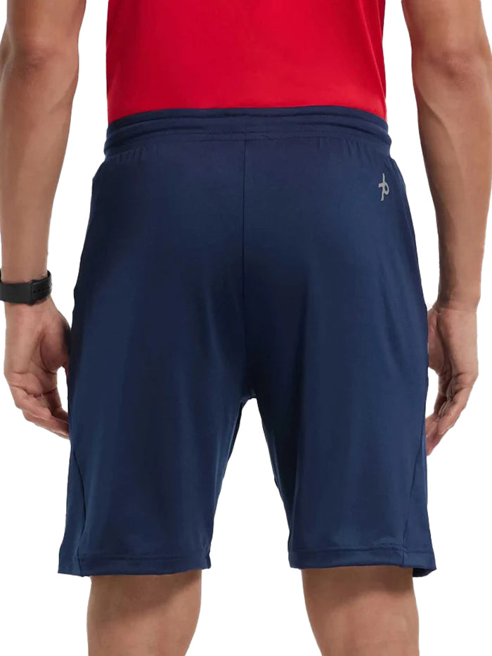 Men&#39;s Microfiber Elastane Stretch Solid Navy Shorts