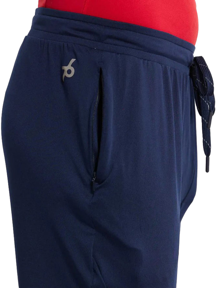 Men&#39;s Microfiber Elastane Stretch Navy Trackpant